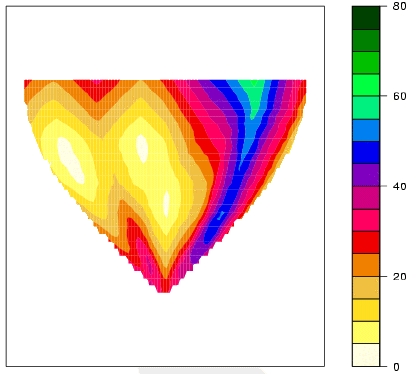 Endocardial activation isochrones.